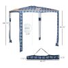 Foldable Easy-Assembly Sun-Shade Shelter Beach Canopy - Style B - 8' x 8'