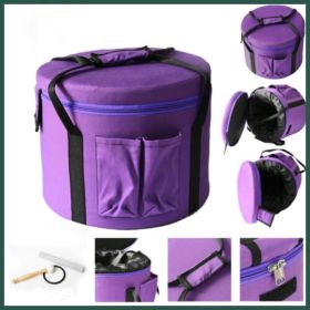 6-14-inch Crystal Temple Bell Yoga Bowl Special Bag (Option: Purple 7inch)