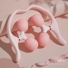 Yoga Ring Clip Small Leg Massage Machine (Option: Cherry Blossom Powder)